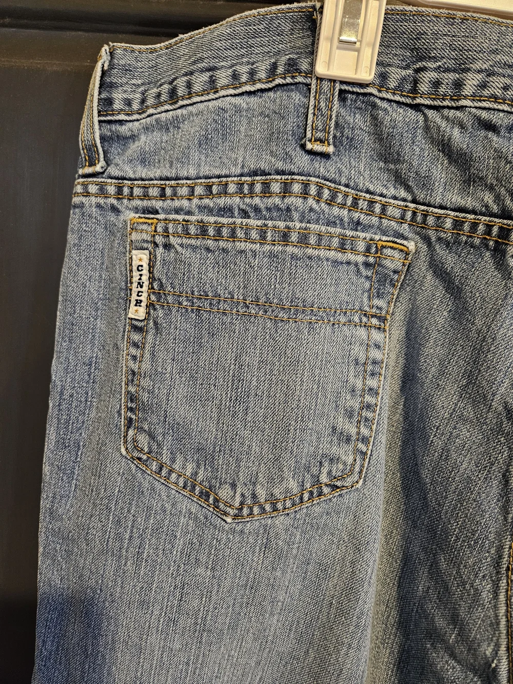 Men's Cinch Light Blue Straight Leg Jeans - 40x32